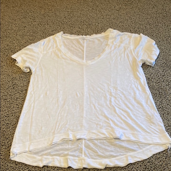 Crown Jewel Women's White V-Neck Top Size Small in EUC - Picture 1 of 6